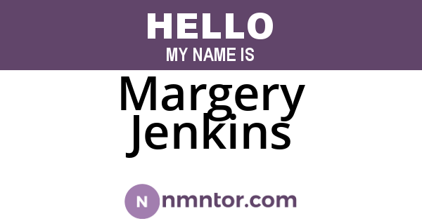 Margery Jenkins