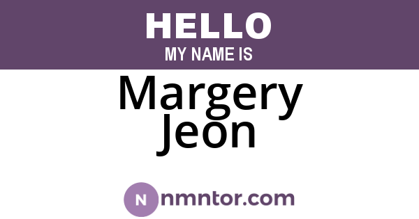 Margery Jeon