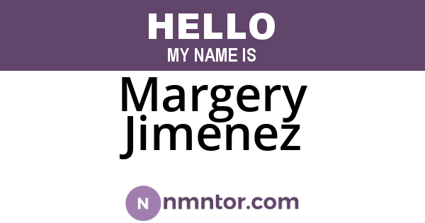 Margery Jimenez