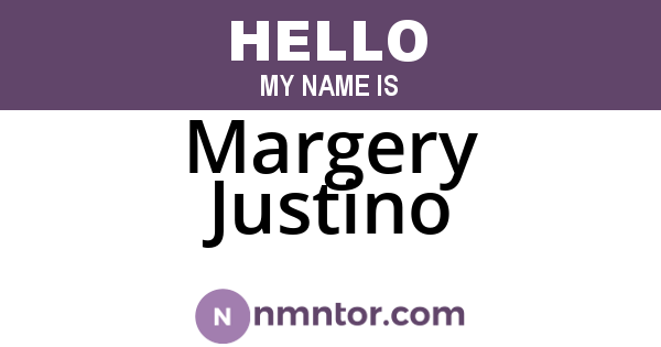 Margery Justino