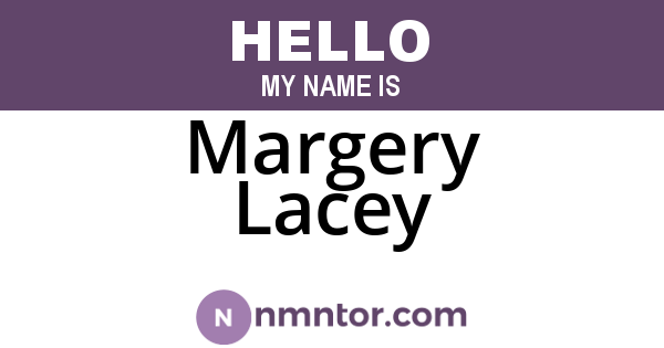 Margery Lacey
