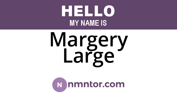 Margery Large