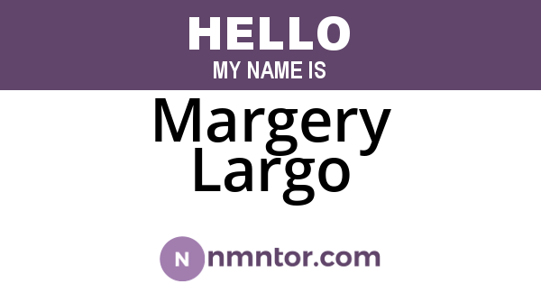 Margery Largo