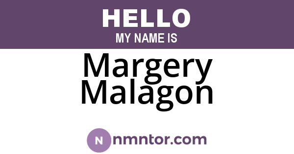 Margery Malagon