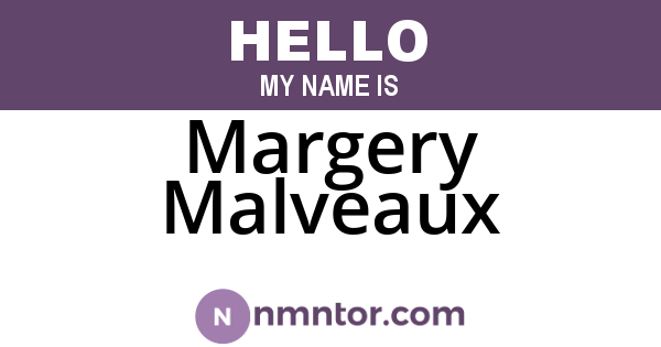 Margery Malveaux