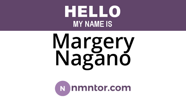 Margery Nagano