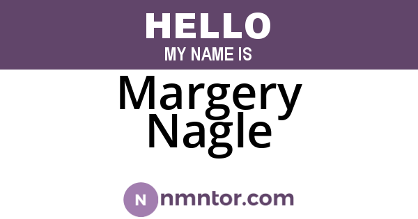 Margery Nagle