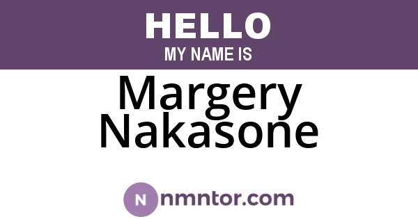 Margery Nakasone