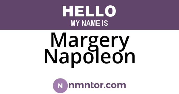 Margery Napoleon