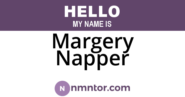 Margery Napper