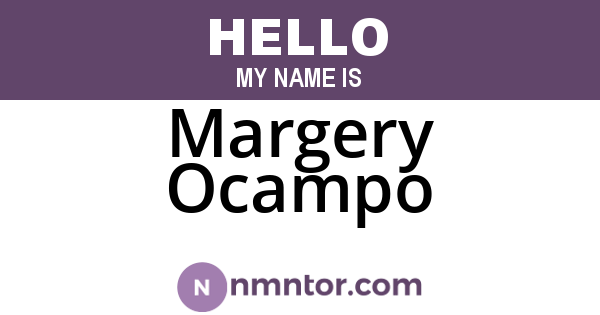 Margery Ocampo