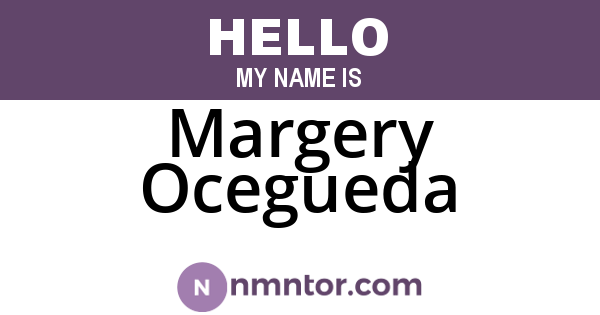 Margery Ocegueda