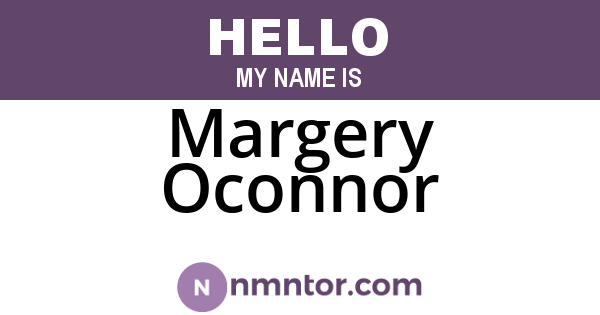 Margery Oconnor