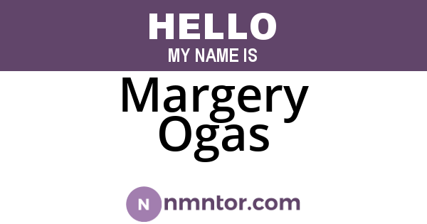 Margery Ogas