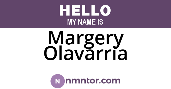 Margery Olavarria