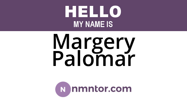Margery Palomar