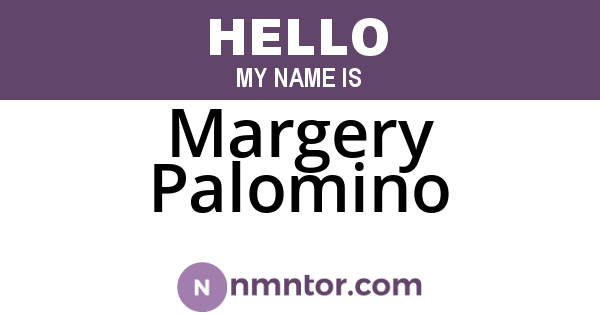 Margery Palomino