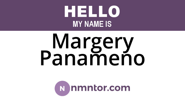 Margery Panameno