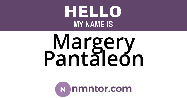 Margery Pantaleon