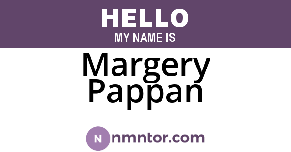 Margery Pappan