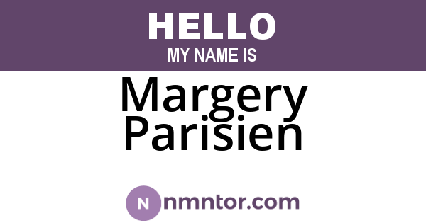 Margery Parisien