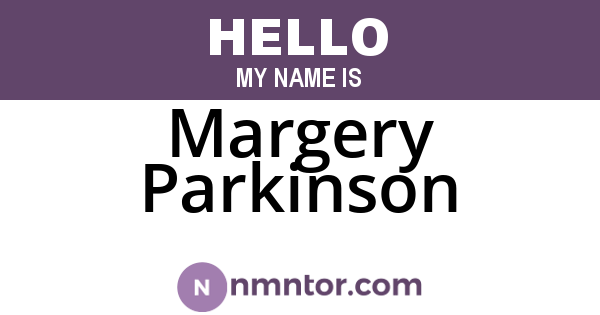 Margery Parkinson