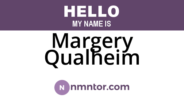 Margery Qualheim