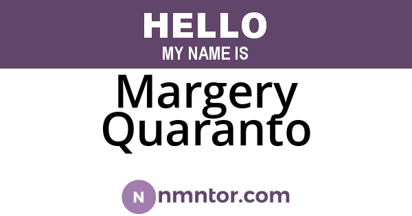 Margery Quaranto