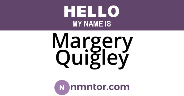 Margery Quigley