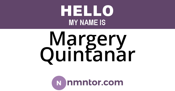 Margery Quintanar
