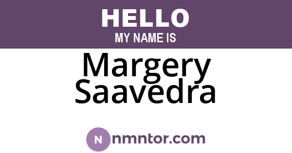 Margery Saavedra