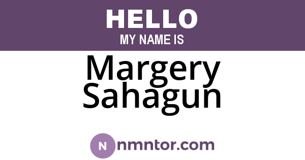 Margery Sahagun