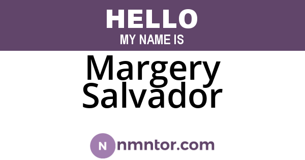 Margery Salvador