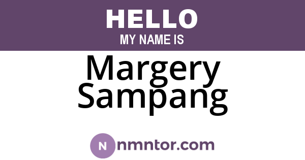 Margery Sampang