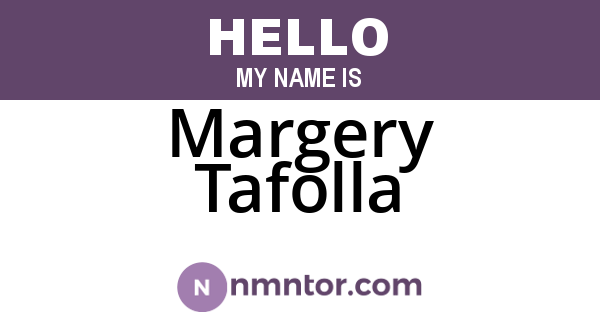 Margery Tafolla
