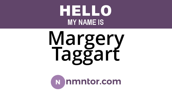 Margery Taggart