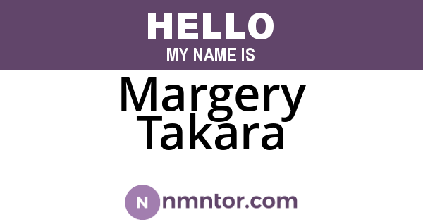 Margery Takara