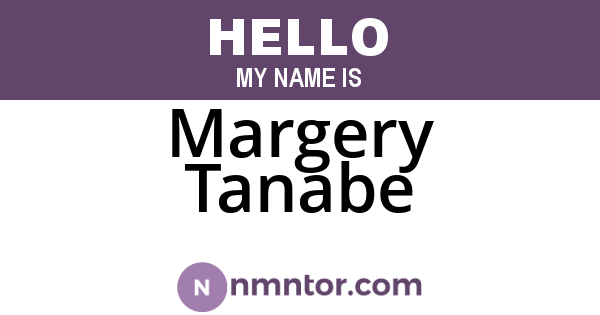 Margery Tanabe