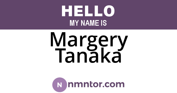 Margery Tanaka