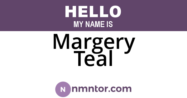 Margery Teal