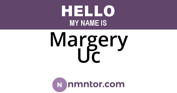 Margery Uc