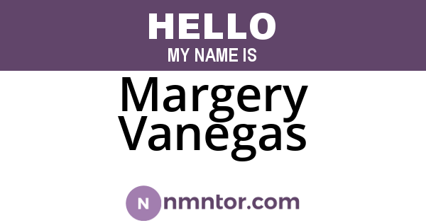 Margery Vanegas