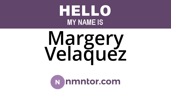 Margery Velaquez