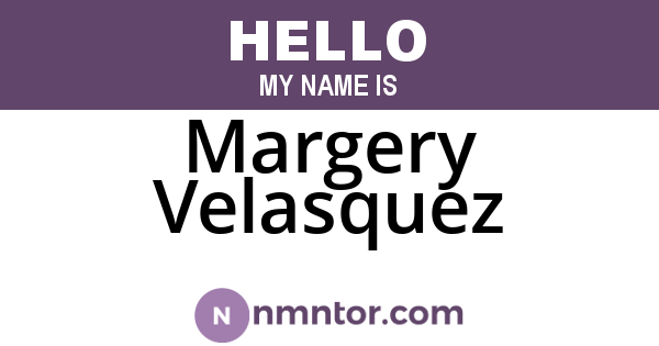 Margery Velasquez