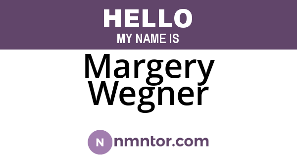 Margery Wegner