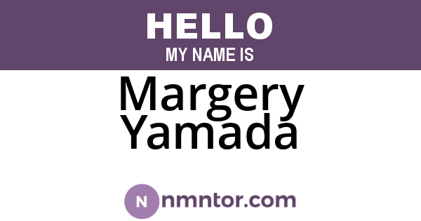 Margery Yamada