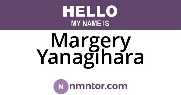 Margery Yanagihara