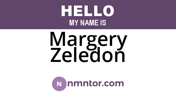 Margery Zeledon