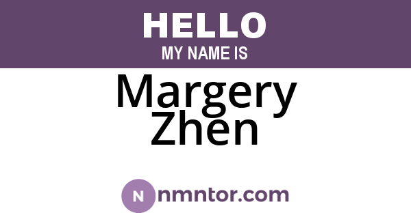 Margery Zhen
