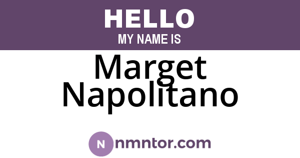 Marget Napolitano